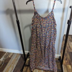 Old Navy Floral Cami Maxi Dress Size Medium Petite